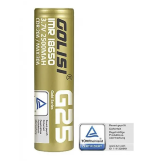 Golisi G25 18650 Akku 2500mAh inklusive Akkubox