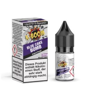 K-Boom Liquid 10ml Blue Cake Bomb 3mg