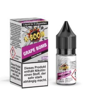 K-Boom Liquid 10ml Grape Bomb 12mg
