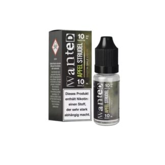Wanted Overdosed Nikotinsalz 10ml Apfelstrudel