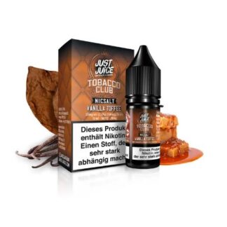 Just Juice Nikotinsalz Liquid 10ml Tobacco Vanilla Toffee