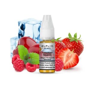 ELFLIQ Nikotinsalz Liquid 10ml Strawberry Raspberry Cherry Ice
