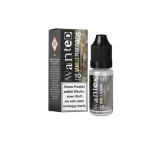 Wanted Overdosed Nikotinsalz Liquid 10ml Vanillepudding