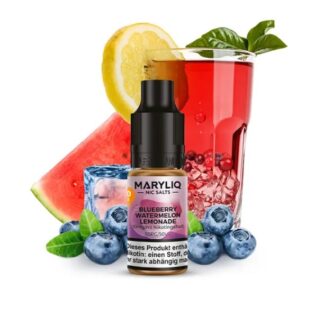 Maryliq Nikotinsalz Liquid 10ml Blueberry Watermelon Lemonade 20mg