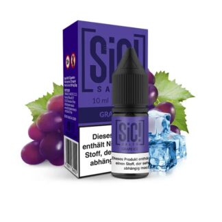 SIC! Nikotinsalz Liquid 10ml Grape Ice