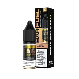 Bar Fuel Nikotinsalz Liquid 10ml White Peach Razz