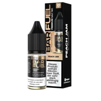 Bar Fuel Nikotinsalz Liquid 10ml Peach Jam