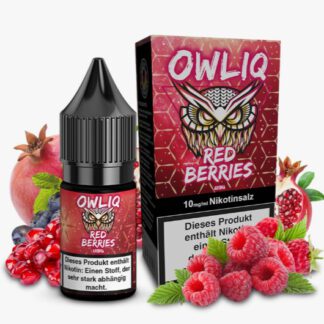 OWLIQ Overdosed Nikotinsalz Liquid 10ml Red Berries