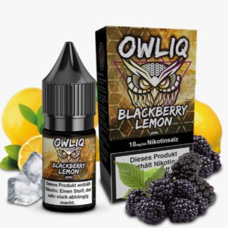 OWLIQ Overdosed Nikotinsalz Liquid 10ml Blackberry Lemon