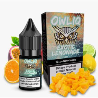 OWLIQ Overdosed Nikotinsalz Liquid 10ml Exotic Lemonade