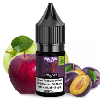 OWL Non Salt Liquid 10ml Apple Plum