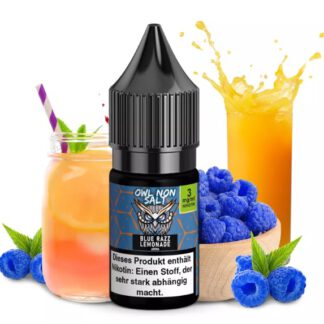 OWL Non Salt Liquid 10ml Blue Razz Lemonade