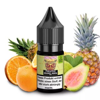 OWL Non Salt Liquid 10ml Pineapple Orange Guava