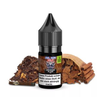 OWL Non Salt Liquid 10ml American Blend