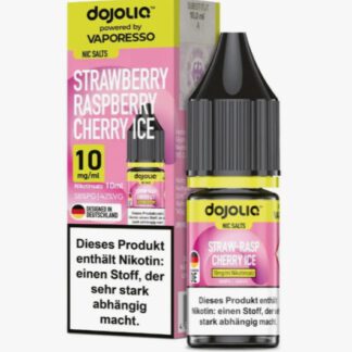 DOJOLIQ NicSalt Liquid 10ml Strawberry Raspberry Cherry Ice