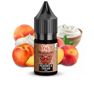 OWL Salt Liquid 10ml Peches & Cream