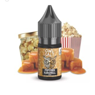 Owl Salt Liquid 10ml Popcorn Karamell