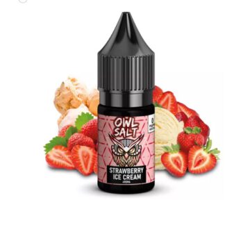 Owl Salt Liquid 10ml Strawberry Ice Cream