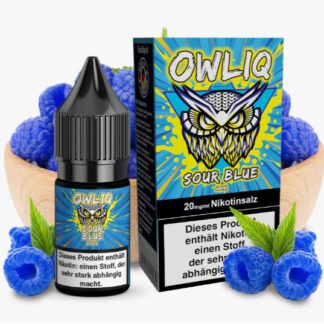 OWLIQ Overdosed Nikotinsalz Liquid 10ml Sour Blue