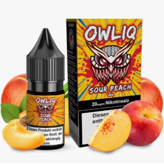 OWLIQ Overdosed Nikotinsalz Liquid 10ml Sour Peach
