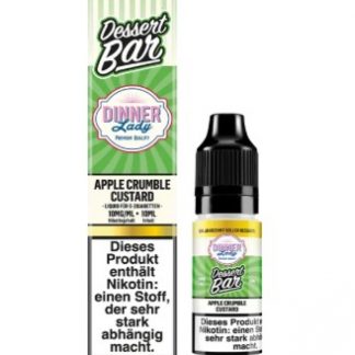 Dinner Lady Nikotinsalz Liquid 10ml Apple Crumble Custard