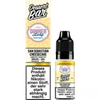 Dinner Lady Nikotinsalz Liquid 10ml San Sebastian Cheesecake
