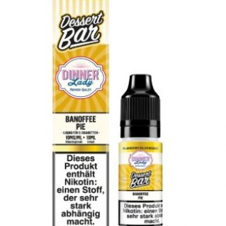 Dinner Lady Nikotinsalz Liquid 10ml Banoffee Pie
