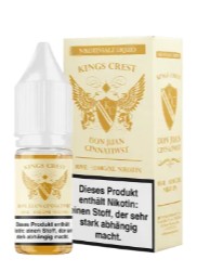 Kings Crest Nikotinsalz Liquid 10ml Don Juan Cinnatwist