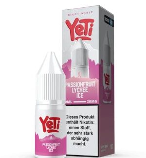Yeti Summit Overdosed Nikotinsalz Liquid 10ml Passionfruit Lychee Ice