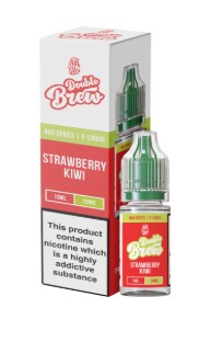 Double Brew Bar Series Nikotinsalz Liquid 10ml Strawberry Kiwi
