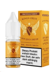 Kings Crest Nikotinsalz Liquid 10ml Don Juan Dream