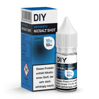 DIY Nicsalt Shot Fiftyfifty (50VG/50PG) 10ml 20mg