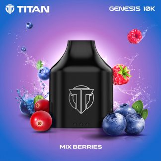 Titan Genesis 10K Refill Container 10ml 20mg verschiedene Geschmacksrichtungen