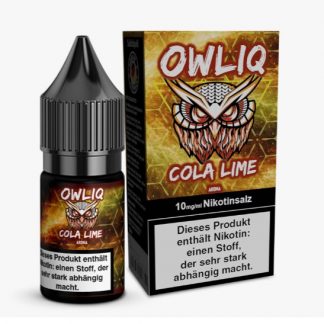 OWLIQ Overdosed Nikotinsalz Liquid 10ml Cola Lime