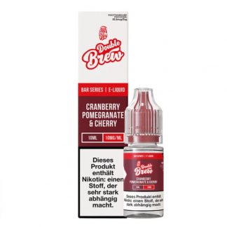 Double Brew Bar Series Nikotinsalz Liquid 10ml Cranberry Pomegranate Cherry