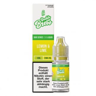 Double Brew Bar Series Nikotinsalz Liquid 10ml Lemon & Lime